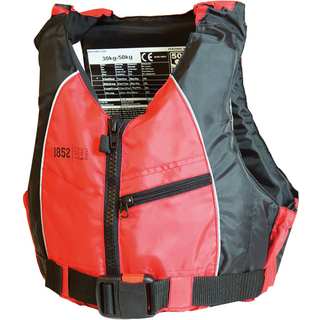 Padlevest 1852-Marine Jolle/Kajak 50N, rød/sort, &gt; 70 kg (XX-Large)