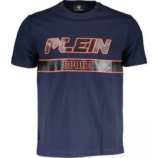 Plein Sport Blue Cotton Men T-Shirt