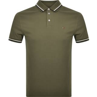 Tipped Polo, Army Green, S
