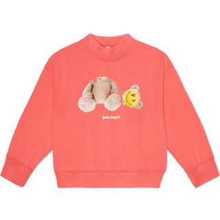 Palm Angels Kids x Smiley printed cotton jersey sweatshirt - pink - Y 10