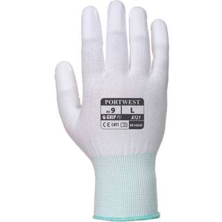 PU Fingerspidshandsker - Hvid (Størrelse: X-Large)