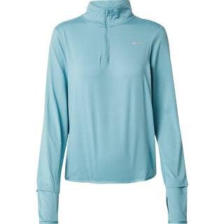 Nike Dri-FIT Swift Element UV Half Zip Top Dame, Str. L - Blå, Reflekser & Lommer