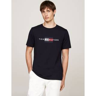Tommy Hilfiger Regular Fit Logo T Shirt Navy