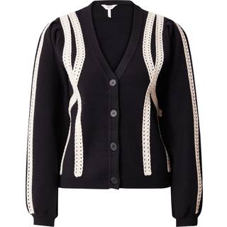 Object - Objulla Knit L/S Re Cardigan 134 - 4631479 Black Sandshell