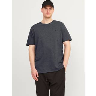 Plus Size Ensfarvet T-shirt