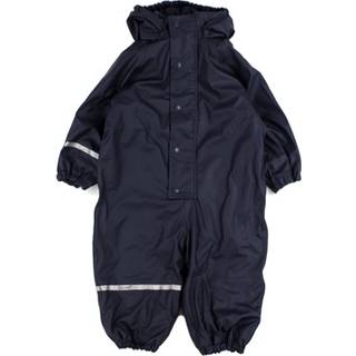 Celavi Navy Regndragt Med Fleecefor