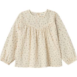 Lil Atelier Birch Blomstret Skjorte