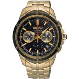 Seiko Coutura SSB440P1 Gold Plated Chronograph Bracelet Watch - W25302