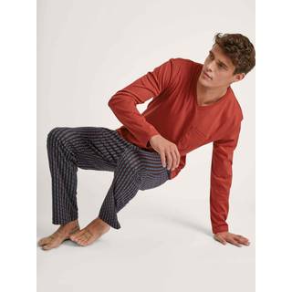 Calida Relax Streamline 5 Pyjama - Red Pattern - Medium