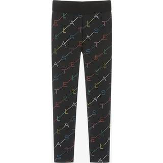 Stella McCartney Kids Logo Leggings Sort 6 Y  Sort  6 år  kvinde