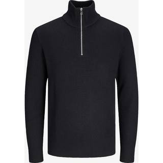 Jack & Jones Perfect Knit Half Zip Black