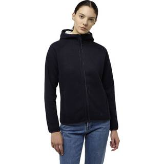 Jack Wolfskin Women's Kaminfeuer Hooded Jacket Fleecejakke Damer størrelse S farve blå