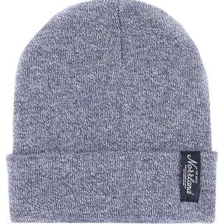 Wood Patch Beanie Light Heather (One Size)