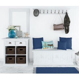 Caroline's Treasures BB9220PW1216 Zamorano-Leones Donkey Christmas Outdoor Canvas Pillow