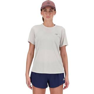 New Balance Women's Athletics S/S Løbeshirt Damer størrelse M farve grå