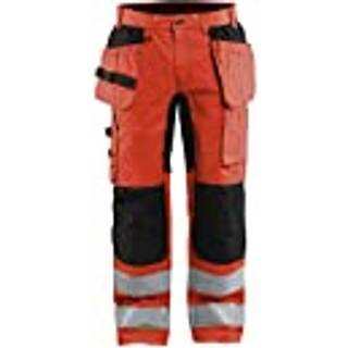 Blåkläder 1552 High Vis Buks med stretch / High Vis Arbejdsbuks med stretch - D92 - High Vis Rød/Sort