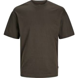 Ensfarvet T-shirt