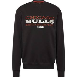 Chicago Bulls NBA Lifestyle Black Oversized Crew Neck Sweater newera adult unisex Black newera adult unisex Black newera adult unisex Black newera adu - 2xl