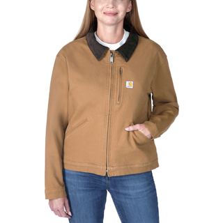 Carhartt Afslappet pasform lærred Detroit Jakke, Dame, Carhartt® brown, S -