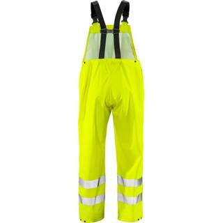 Fristads 101056 Flame Hi Vis regnbukser kl.2 2047 / Arbejdsbukser Hi-Vis gul XS