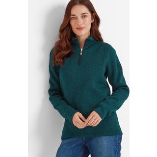Tog 24 Tog 24 Blue Womens Pearson Knitlook Zipneck Deep Fleece