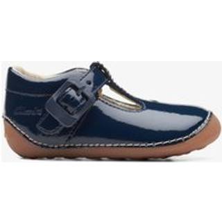 Clarks Clarks Blue Multi Fit Patent Tiny Beat Toddler Shoes