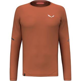 Salewa Pedroc Dry L/S Tee Funktionsshirt Herrer størrelse 46 farve brun