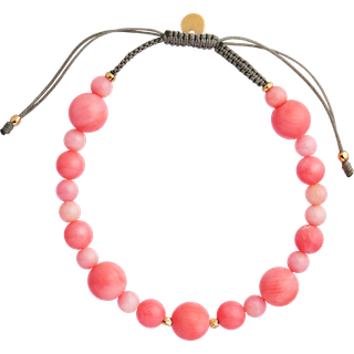 Cherie Bon Bon Bracelet - Gold - Stine A - Lyserød One Size