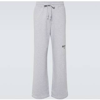 Dolce&Gabbana Printed cotton sweatpants - grey - EU 46