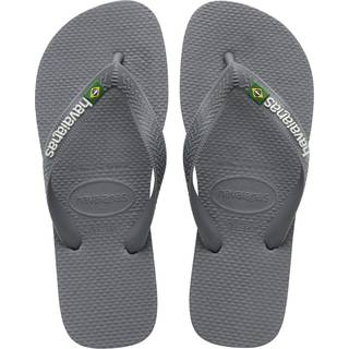 Havaianas Klipklappere - Brasil Logo - Steel Grey