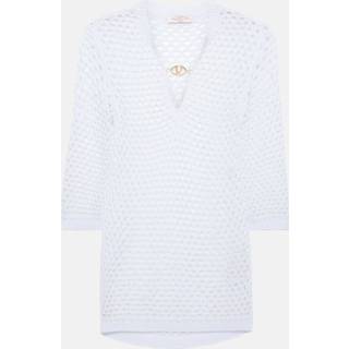 Valentino Fishnet beach dress - white - XL