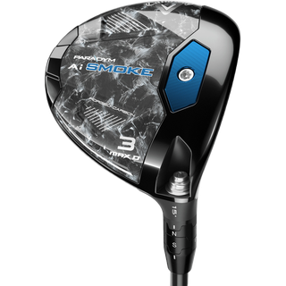 Callaway Paradym Ai Smoke Max D Herre Fairwaykølle - Sort - Højre - 18.0° (5 Kølle) - True Temper Project X Cypher 2.0 40 (2024) Senior 5.0 Grafit