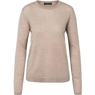 Bruuns Bazaar Women Charlenebbround Neck Knit Strik Bbw4182 Sand Melange (XS)