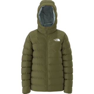 The North Face Girl's Reversible Perrito Hooded Jacket Syntetisk jakke Børn størrelse XS farve olivengrøn