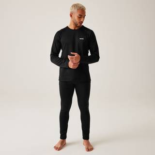 Regatta Regatta Black Thermal Base Layer Set