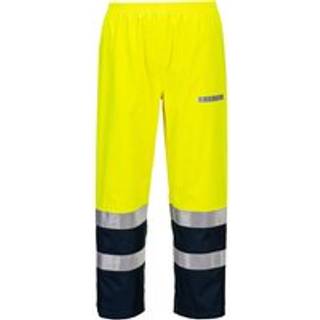 FR410 - Bizflame regn+ hi-vis let Arc bukser Gul/Marine (Størrelse: XL)