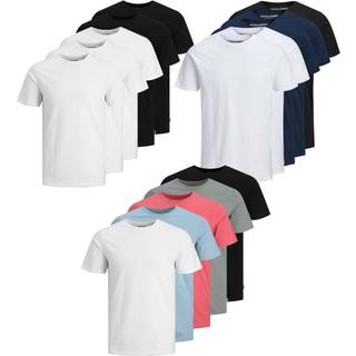 5-pak Ensfarvet O-hals T-shirt