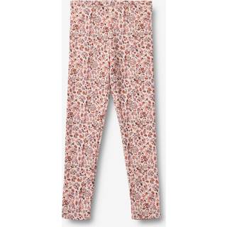 Wheat GOTS Jules Blomstrede Leggings Pale Rose 116 cm  Lyserød  116 cm  kvinde