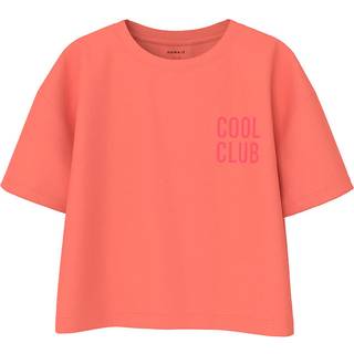 NAME IT Kort T-Shirt Nosa Fusion Coral