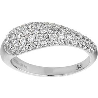 ByBiehl Ocean Flow Sparkle sølv ring med cubic zirkoner - Str. 48
