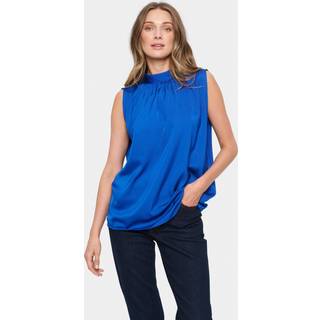 Saint Tropez AileenSZ Bluse - Blå - Str M - Damer