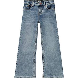 Molo GOTS Asta Jeans Worn Denim 122 cm  Blå  122 cm  kvinde
