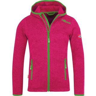 Trollkids Girl's Jondalen Jacket XT Fleecejakke Børn størrelse 152 farve pink