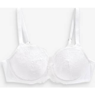 Next White Pad Balcony DD+ Lace Bra
