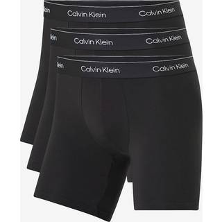 Calvin Klein 3-pak Modern Cotton Stretch Boxer Brief - Black-2 - Large * Kampagne *