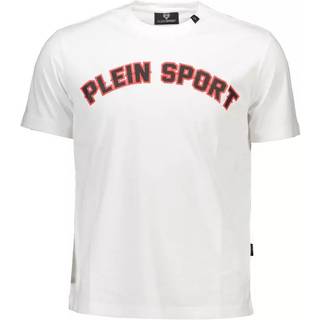 Plein Sport White Cotton Men T-Shirt