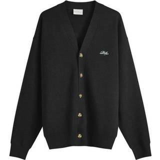 Drôle de Monsieur Merino Knitted Cardigan Black