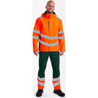 ENGEL Safety skaljakke Orange/Grøn 1146-930 L