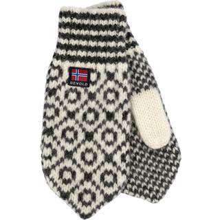 Svalbard Mitten Offwhite/Anthracite (L)
