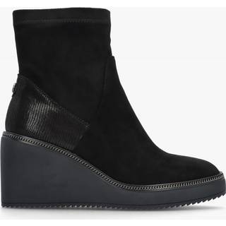 Moda in Pelle Kallie Platform Kilehæle Ankel Støvler Med KædedetaljeEU 38 (UK 5)